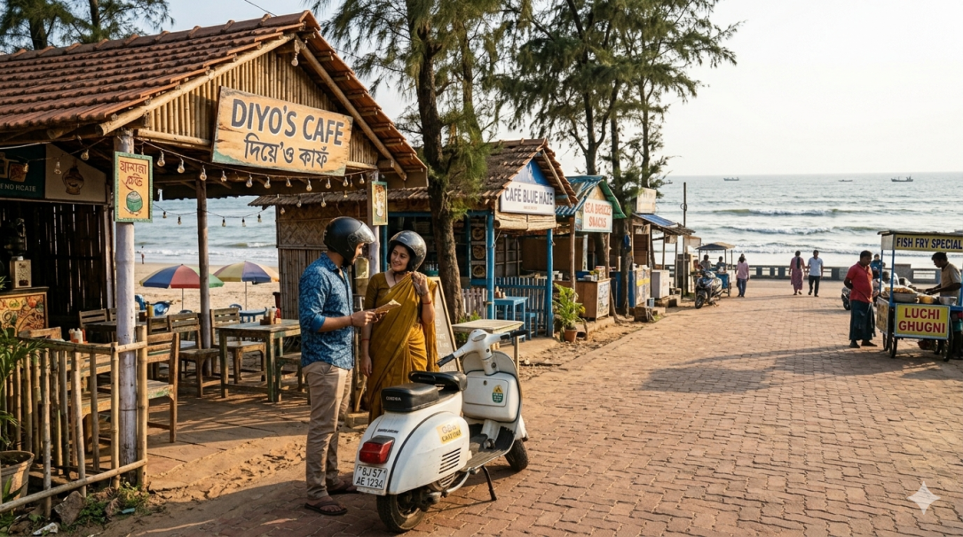 Exploring Digha on a Scooter: A Perfect Coastal Travel Experience